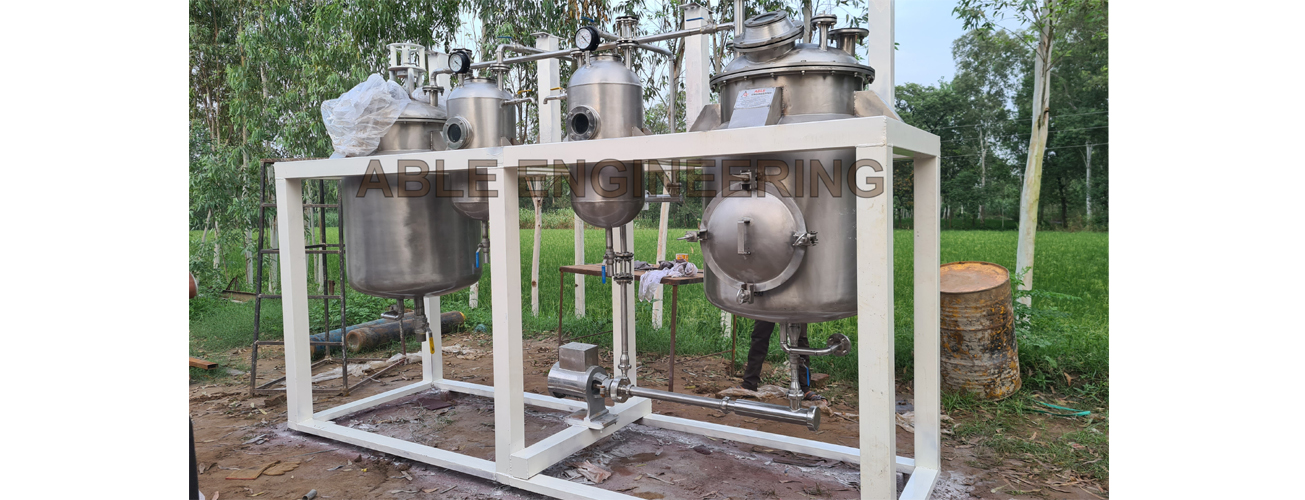 Herbal Extraction Pilot Plant